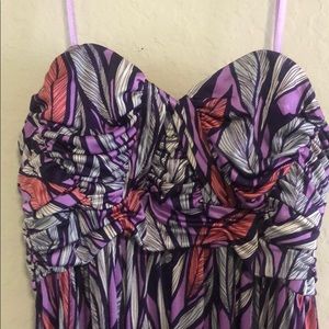 Strapless maxi dress